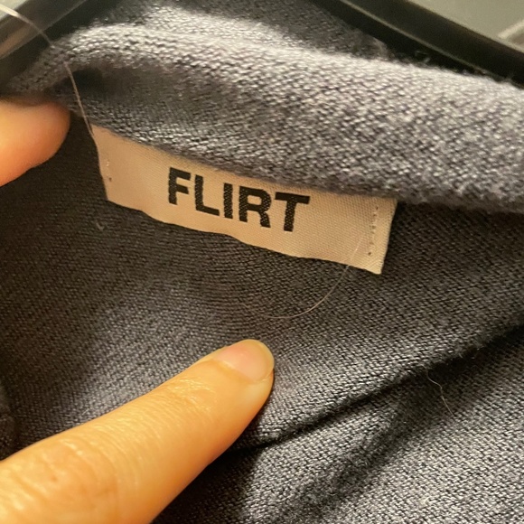 Flirt Turtle Neck Poncho Dress - Picture 3 of 3